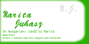 marita juhasz business card